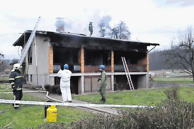 Hiša je popolnoma pogorela, v požaru je življenje izgubila 89-letna domačinka.