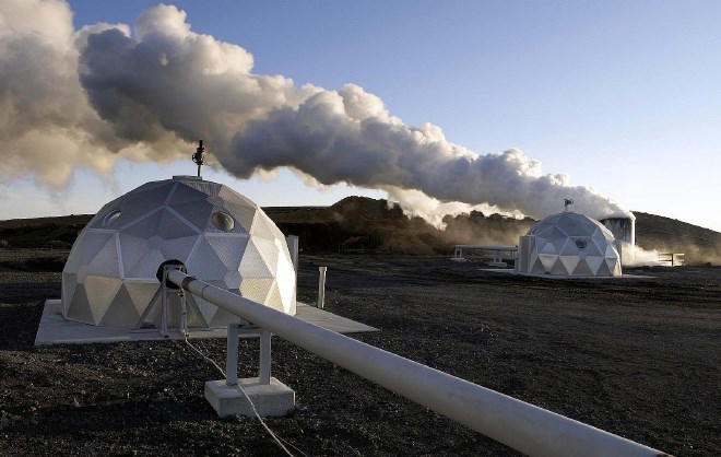 Pridobivanje geotermalne energije na Islandiji