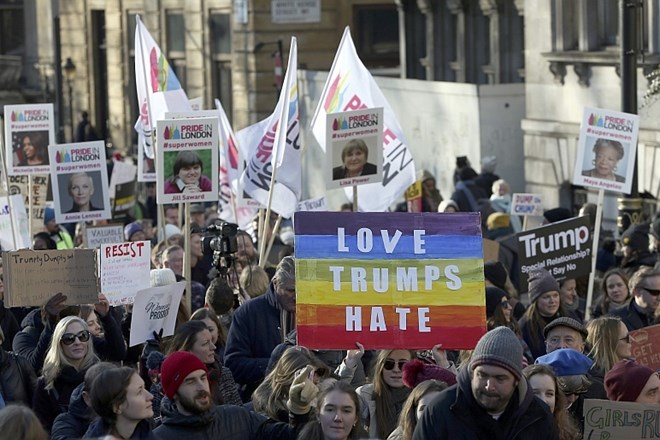 Marš v Londonu. (Foto: Reuters)