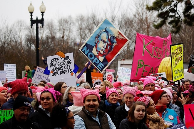 Protestniki v Washingtonu. (Foto: Reuters)