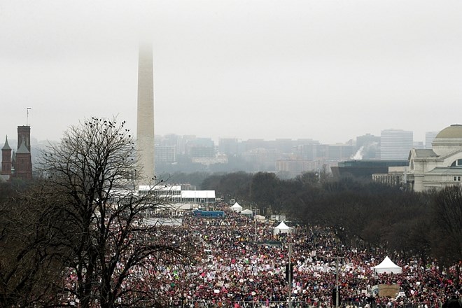 Protestniki v Washingtonu. (Foto: Reuters)
