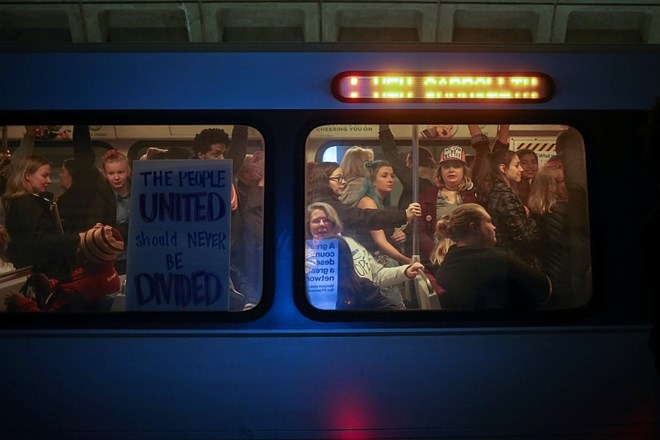Gneča na podzemni železnici v Washingtonu. (Foto: Reuters)