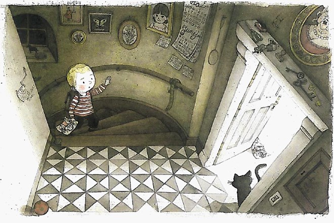 Iz avtorske slikanice Maje Kastelic Deček in hiša