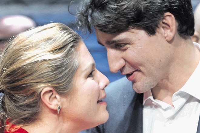 Justin Trudeau z ženo  Sophie Gregoire