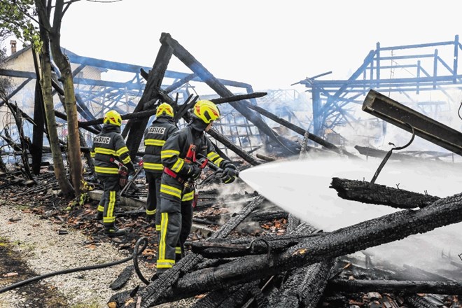 Požar, v katerem je včeraj pogorel starejši leseni gospodarski objekt, se po zaslugi gasilcev ni razširil na prostor, kjer so...