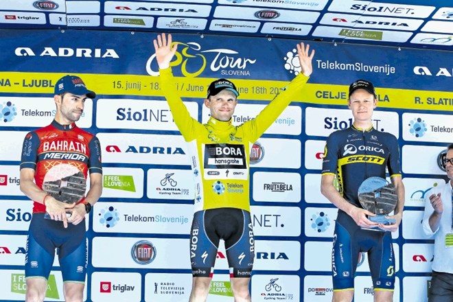 Rafal Majka (v zeleni majici) je na kolesarski dirki Po Sloveniji upravičil vlogo favorita. Drugi v skupnem seštevku je bil...