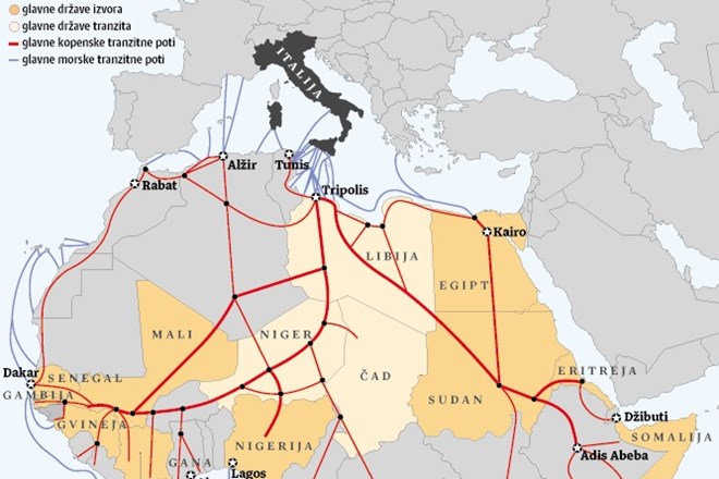 Burno iskanje rešitev za sredozemsko migracijsko pot