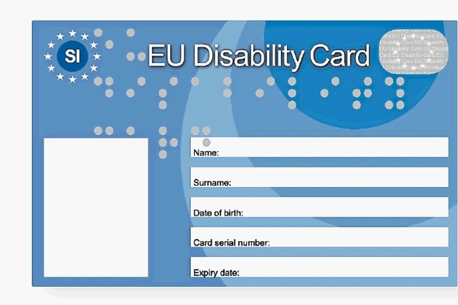 Evropska kartica ugodnosti za invalide bo imela enotno podobo.