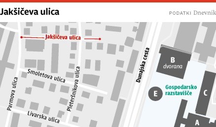 Jakšičeva ulica: ulica starega Bežigrada poimenovana po srbskem slikarju