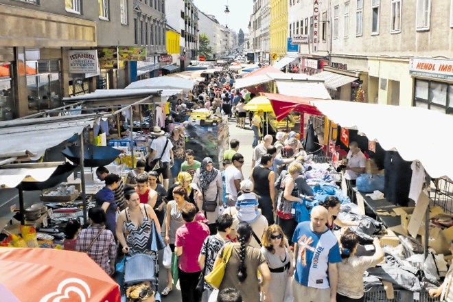 Brunnenmarkt, najdaljša tržnica v Evropi