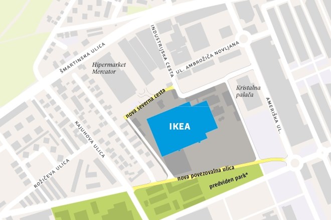 Začetek gradnje Ikee v Ljubljani se odmika