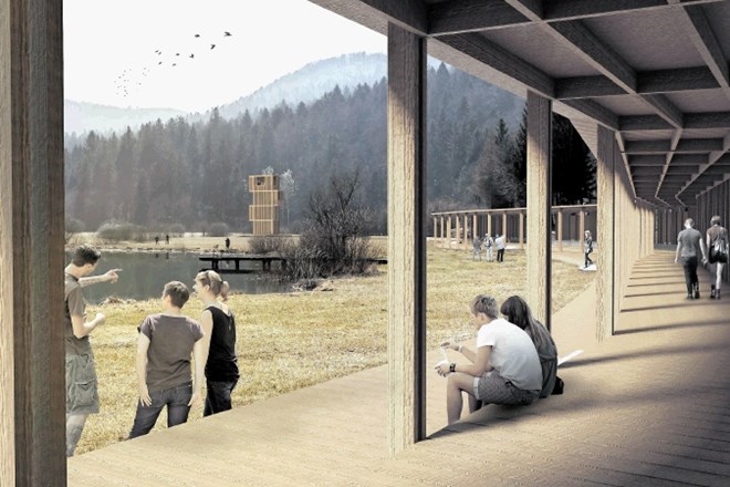 Potem ko bo občina vložila okoli 320.000 evrov v prenovo okolice Podpeškega jezera, naj bi bila ta videti takole.