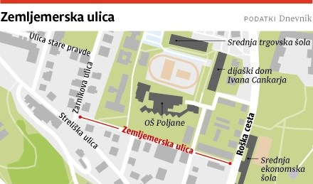 Ljubljanske ulice: Zemljemerska ulica je zamenjala številna imena