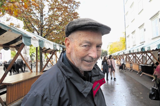 Marjan Dermelj, obiskovalec tržnice