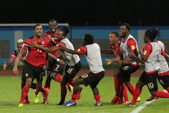 Trinidad in Tobago je presenetljivo ugnal Američane in končal njihove upe za nastop na SP. (Foto: Reuters)