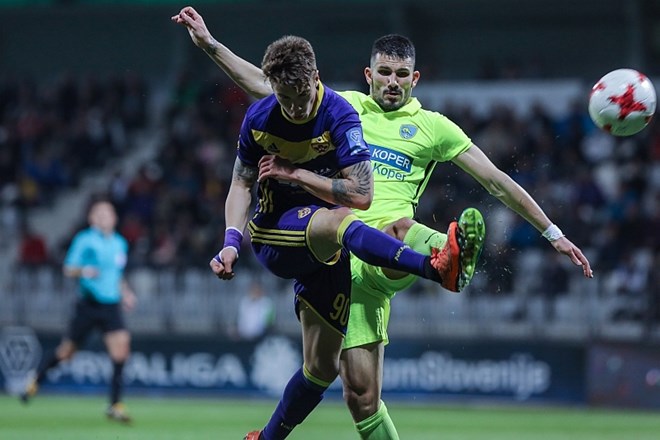 Luka Zahović se je nesrečno poškodoval dan pred tekmo z Liverpoolom. (Foto: Jaka Gasar)