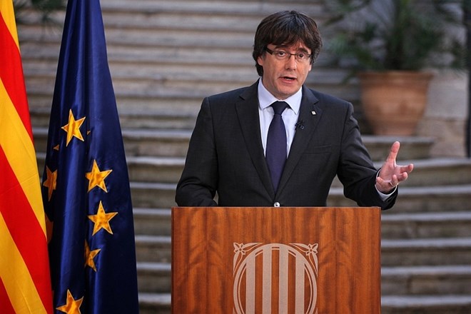 Katalonski predsednik Carles Puigdemont
