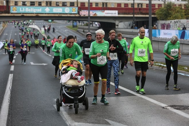 22. ljubljanski maraton: veter je odnesel šotor in rekord