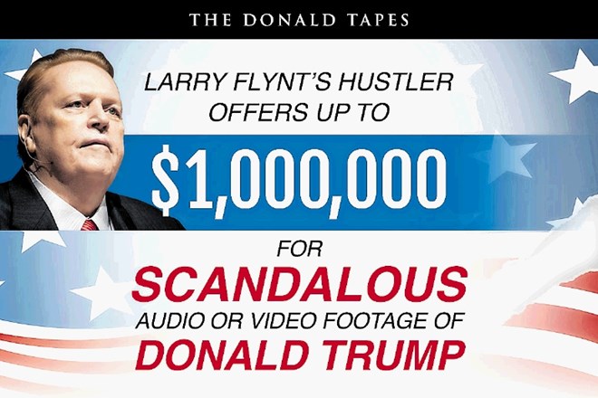 Tiralica izpred enega leta, ki je še vedno veljavna, nanaša pa se na škandalozne seksualne posnetke Trumpa, ki po Flyntovem...