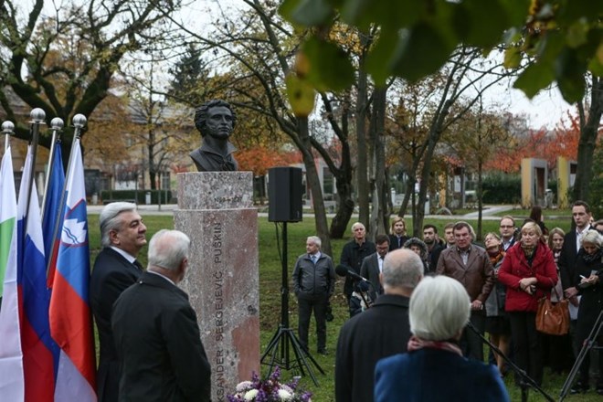 V Ljubljani odslej spomenik ruskemu pesniku Aleksandru Puškinu