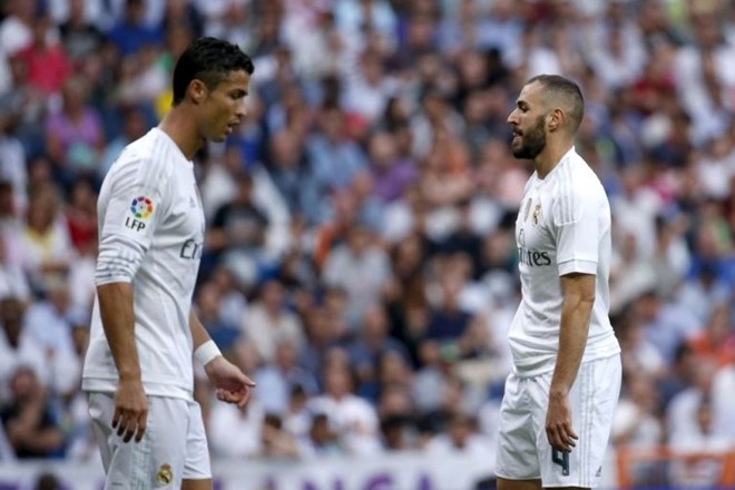 Letos naveza Cristiano Ronaldo in Karim Benzema še ni pokazala pretekle forme. (Foto: Reuters)