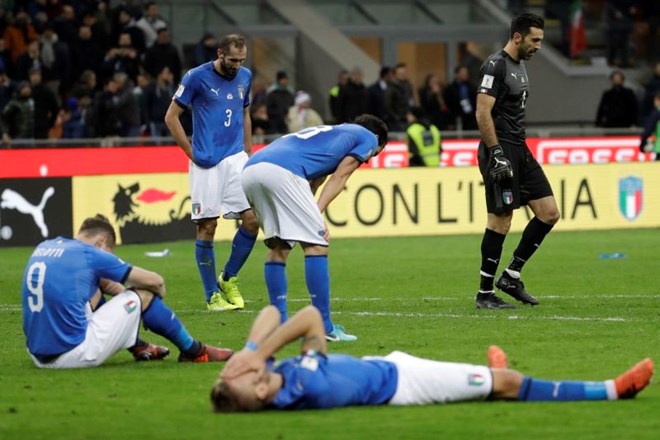 Italijani se bodo težko sprijaznili z neuvrstitvijo na mundial. (Foto: AP)