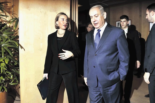 Federica Mogherini je po pogovorih z Netanjahujem dejala, da članice EU ne bodo preselile veleposlaništev v Jeruzalem, dokler...