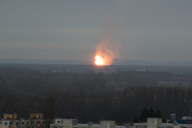 Smrtonosna eksplozija v plinskem vozlišču