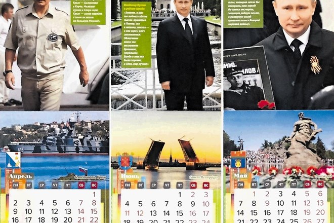 Vse leto v družbi predsednika - koledar z modrimi mislimi Putina