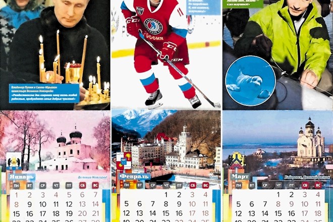 Vse leto v družbi predsednika - koledar z modrimi mislimi Putina