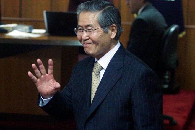 Pomiloščen nekdanju perujski predsednik Alberto Fujimori.