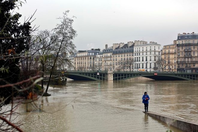 #foto Pariz v visoki pripravljenosti pred poplavami