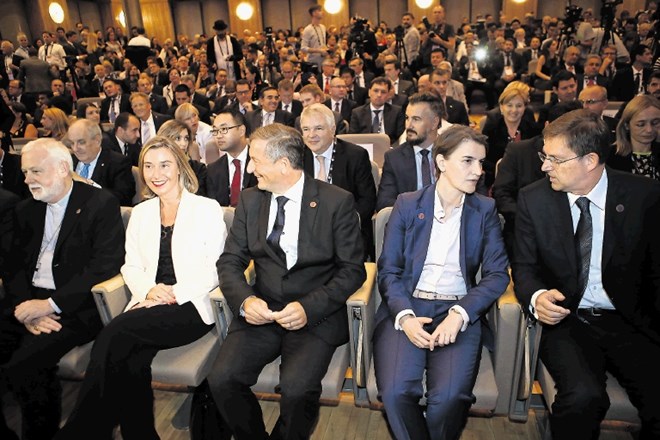 Ob četrtkovem obisku bo predsednico srbske vlade Ano Brnabić spremljalo tudi okoli 170 gospodarstvenikov. (Fotografija je z...