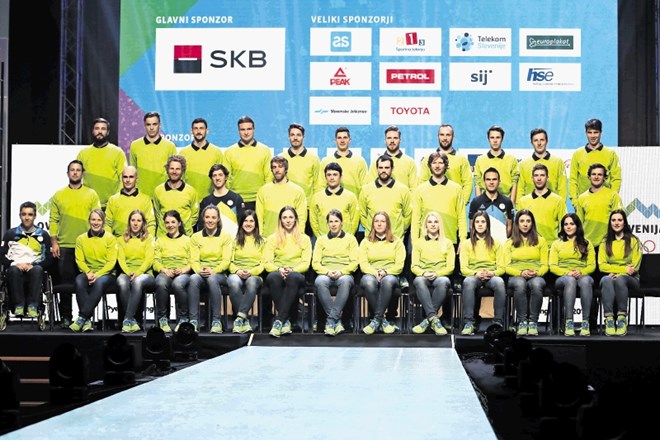 V Ljubljani se je danes predstavila polovica slovenskih olimpijcev, medtem ko so bili preostali na tekmah in treningih.