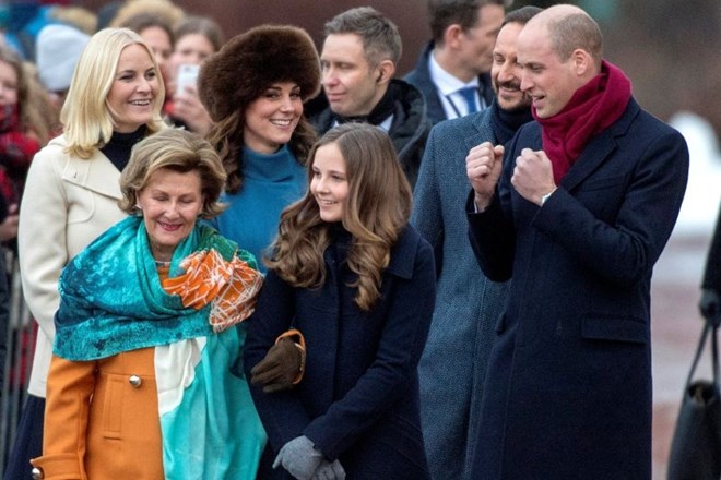 #foto Norvežani očarani nad Kate in princem Williamom