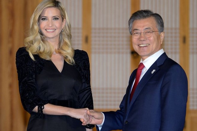 Rokovanje z južnokorejskim predsednikom Moon Jae Inom
