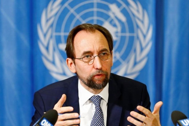 Komisar Združenih narodov za človekove pravice Zeid Raad al Husein.