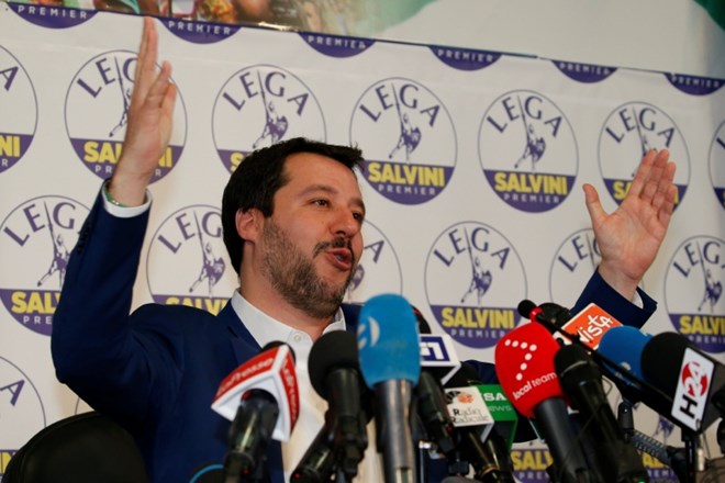 Matteo Salvini, voditelj desnosredinske stranke Liga.