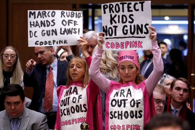 Ameriški šolarji protestirali proti orožju in nasilju 