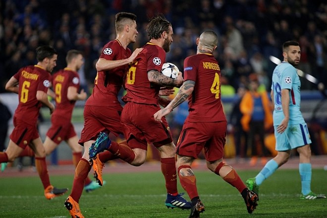 #video Roma s pravljičnim preobratom, v polfinalu še Liverpool