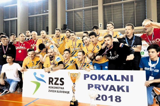 Rokometaši Celja Pivovarne Laško so znova, že sedmič zapored, osvojili slovenski pokal.