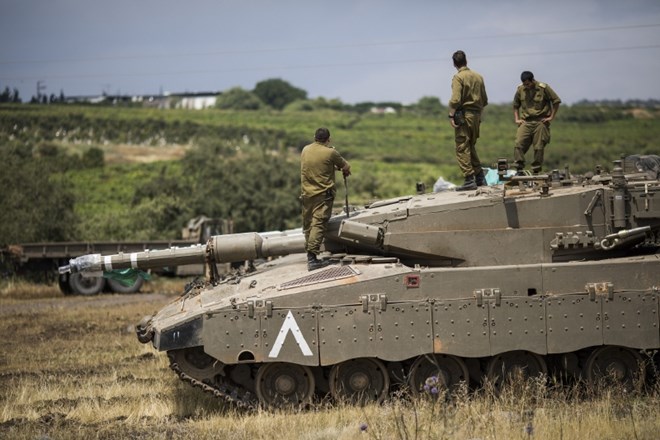 Izraelska vojska na Golanu.