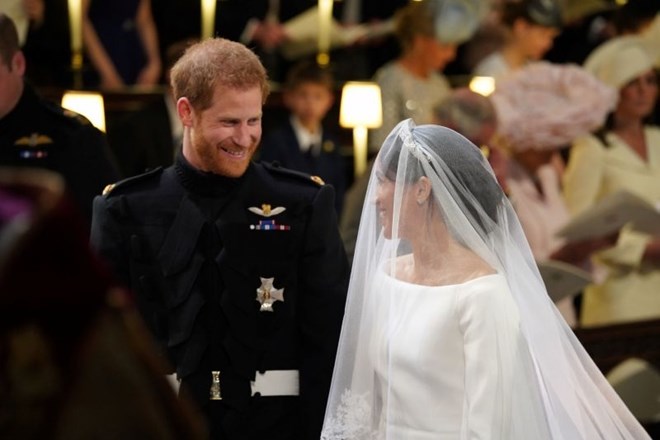  #foto #video Kraljeva poroka: princ Harry in Meghan sta si obljubila večno zvestobo