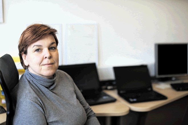Barbara Čufer, direktorica socialnega  podjetja  Tip&amp;Tap iz Ljubljane, ki se ukvarja z računalniško opremo.