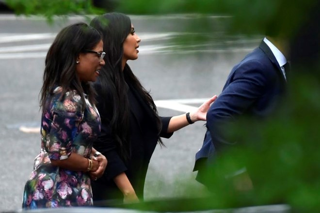 #foto #video Kim Kardashian obiskala Donalda Trumpa s prošnjo za pomilostitev 62-letnice