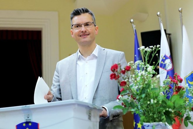 Predsednik LMŠ Marjan Šarec je oddal svoj glas na parlamentarnih volitvah.