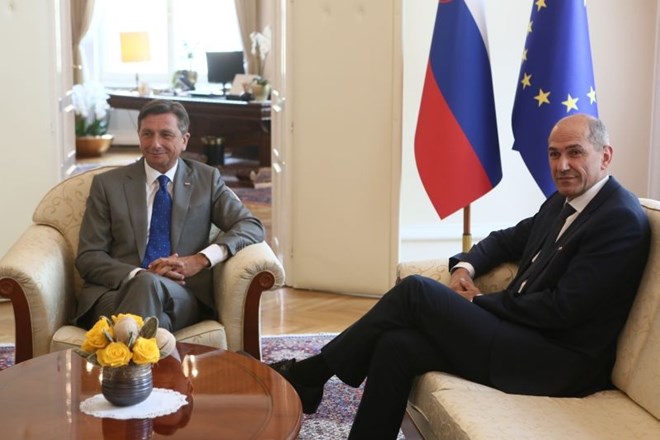 Predsednik republike Borut Pahor in vodja stranke SDS govorita o možnosti sestave nove vlade.