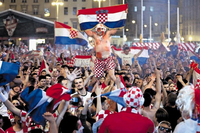 Po zmagi nad Danci se je na ulice in trge hrvaških mest zgrnilo več tisoč navijačev.