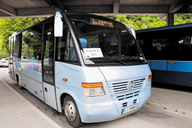 Kamniški turistični avtobusi so posebej označeni.