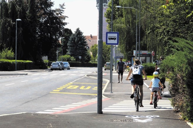 V navodilih za projektiranje kolesarskih površin Direkcije RS za ceste iz leta 2012 je glede stez za kolesarje in pešce...